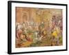 Conquest of a Turkish Town by the Venetians-Antonio Vassilacchi-Framed Giclee Print