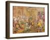 Conquest of a Turkish Town by the Venetians-Antonio Vassilacchi-Framed Giclee Print