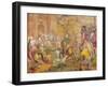 Conquest of a Turkish Town by the Venetians-Antonio Vassilacchi-Framed Giclee Print