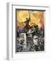 Conquest of Constantinople During the Fourth Crusade, 1204-null-Framed Giclee Print