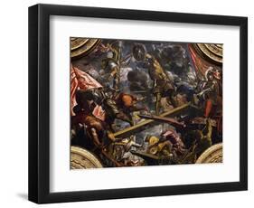 Conquest of Riva Del Garda by Venetians-Jacopo Robusti-Framed Giclee Print