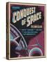 CONQUEST OF SPACE, poster art, 1955.-null-Stretched Canvas
