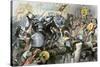 Conquest of the Aztec Capital Tenochtitlan by the Spanish Army of Hernando Cortes, c.1500-null-Stretched Canvas