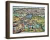 Conquest of Tunis by Charles V, 1535-Franz Hogenberg-Framed Giclee Print