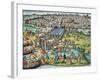 Conquest of Tunis by Charles V, 1535-Franz Hogenberg-Framed Giclee Print