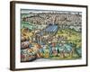 Conquest of Tunis by Charles V, 1535-Franz Hogenberg-Framed Giclee Print