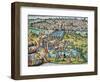 Conquest of Tunis by Charles V, 1535-Franz Hogenberg-Framed Giclee Print