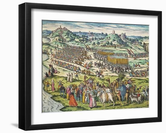 Conquest of Tunis by Charles V, 1535-Franz Hogenberg-Framed Giclee Print