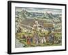 Conquest of Tunis by Charles V, 1535-Franz Hogenberg-Framed Giclee Print