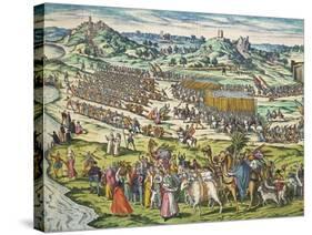 Conquest of Tunis by Charles V, 1535-Franz Hogenberg-Stretched Canvas