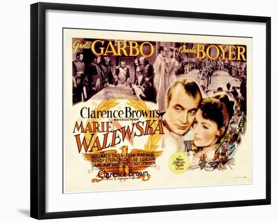 Conquest, UK Movie Poster, 1936-null-Framed Art Print