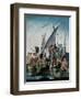 Conquista de Mexico, Garcia de Holguin Prense a Guatimozin-null-Framed Giclee Print