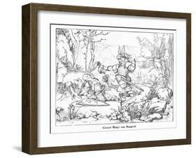 Conrad Bayer Von Boppard-Alfred Rethel-Framed Giclee Print