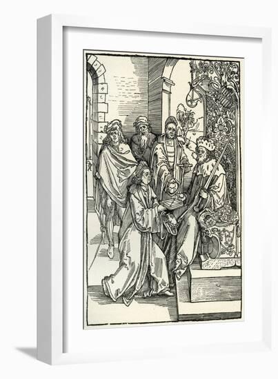 Conrad Celtes-Albrecht Dürer or Duerer-Framed Giclee Print