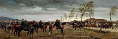 The Arrival of Prince Friedrich Karl and His Staff at the Battlefield of Vionville, 1876-Conrad Freyberg-Framed Giclee Print