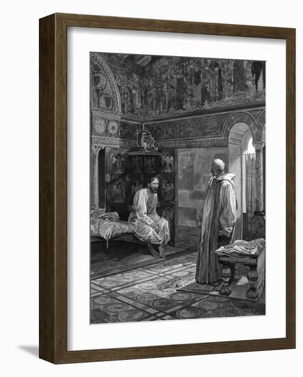 Conrad III Persuaded-Alphonse Mucha-Framed Art Print