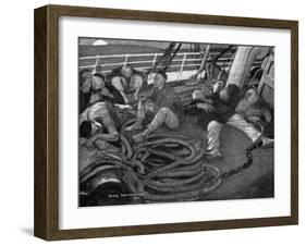 Conrad, Typhoon, Chinese-Maurice Greiffenhagen-Framed Art Print