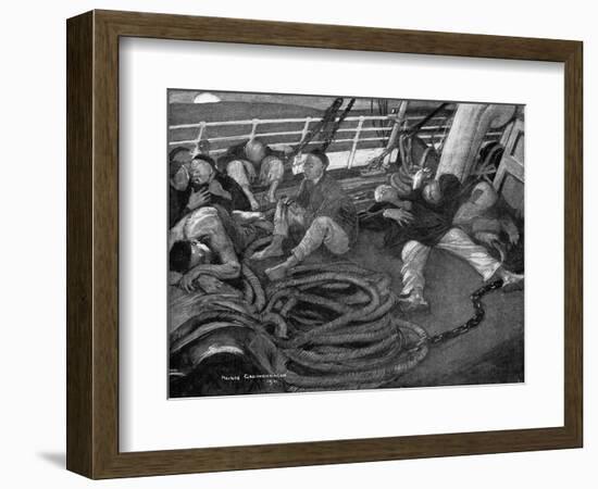 Conrad, Typhoon, Chinese-Maurice Greiffenhagen-Framed Art Print