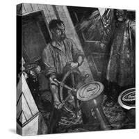Conrad, Typhoon, Helm-Maurice Greiffenhagen-Stretched Canvas