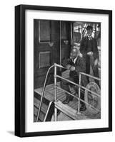 Conrad, Typhoon, on Deck-Maurice Greiffenhagen-Framed Art Print