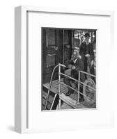 Conrad, Typhoon, on Deck-Maurice Greiffenhagen-Framed Art Print