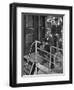 Conrad, Typhoon, on Deck-Maurice Greiffenhagen-Framed Art Print