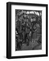Conrad, Typhoon, Parasol-Maurice Greiffenhagen-Framed Art Print