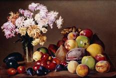 Still Life with Fruit and Flowers, 1908-Conrad Wise Chapman-Giclee Print