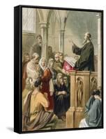 Conscience Preaching in Mansoul-Gustav Bartsch-Framed Stretched Canvas