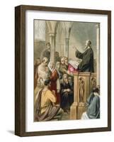 Conscience Preaching in Mansoul-Gustav Bartsch-Framed Giclee Print