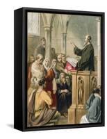 Conscience Preaching in Mansoul-Gustav Bartsch-Framed Stretched Canvas