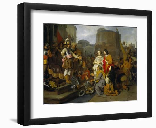 Conscious of Scipio, Gerbrand Van Den Eeckhout-Gerbrand Van Den Eeckhout-Framed Art Print