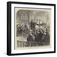 Consecration at Westminster Abbey-Godefroy Durand-Framed Giclee Print