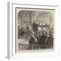 Consecration at Westminster Abbey-Godefroy Durand-Framed Giclee Print