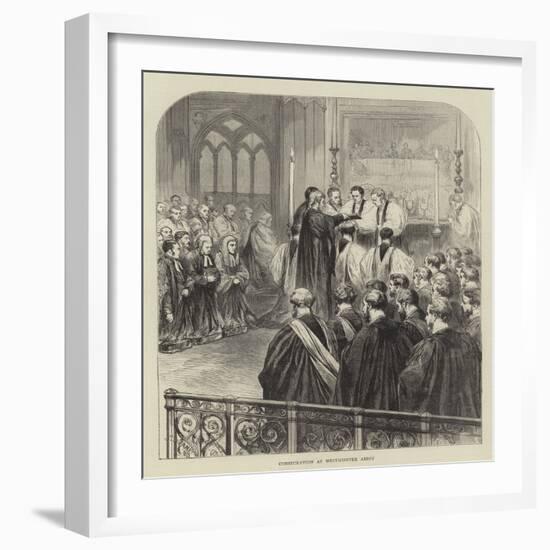 Consecration at Westminster Abbey-Godefroy Durand-Framed Giclee Print