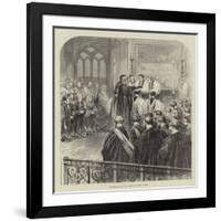 Consecration at Westminster Abbey-Godefroy Durand-Framed Giclee Print