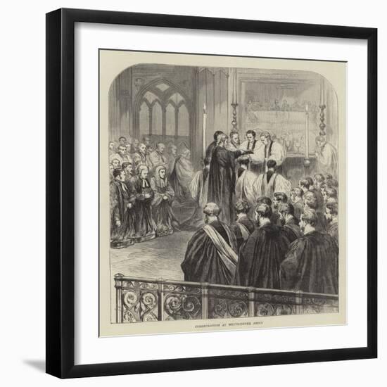 Consecration at Westminster Abbey-Godefroy Durand-Framed Premium Giclee Print