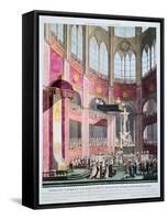 Consecration of Napoleon and Coronation of Josephine by Pope Pius VII, 2nd December 1804-null-Framed Stretched Canvas