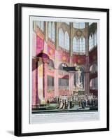 Consecration of Napoleon and Coronation of Josephine by Pope Pius VII, 2nd December 1804-null-Framed Giclee Print