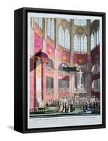 Consecration of Napoleon and Coronation of Josephine by Pope Pius VII, 2nd December 1804-null-Framed Stretched Canvas