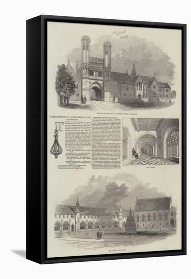 Consecration of St Augustine's College, Canterbury-null-Framed Stretched Canvas