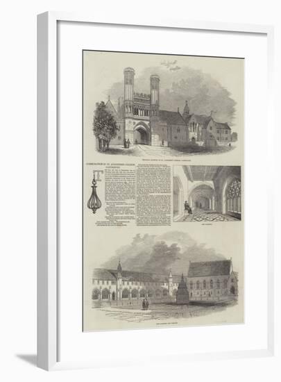Consecration of St Augustine's College, Canterbury-null-Framed Giclee Print