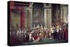 Consecration of the Emperor Napoleon and Coronation of Empress Josephine, 2nd December 1804, 1806-7-Jacques-Louis David-Stretched Canvas