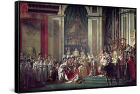 Consecration of the Emperor Napoleon and Coronation of Empress Josephine, 2nd December 1804, 1806-7-Jacques-Louis David-Framed Stretched Canvas