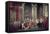 Consecration of the Emperor Napoleon and Coronation of Empress Josephine, 2nd December 1804, 1806-7-Jacques-Louis David-Framed Stretched Canvas