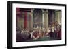 Consecration of the Emperor Napoleon and Coronation of Empress Josephine, 2nd December 1804, 1806-7-Jacques-Louis David-Framed Premium Giclee Print