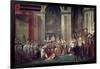 Consecration of the Emperor Napoleon and Coronation of Empress Josephine, 2nd December 1804, 1806-7-Jacques-Louis David-Framed Giclee Print