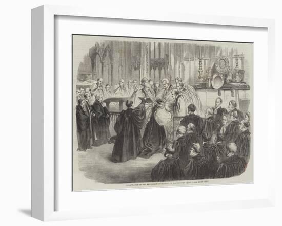 Consecration of the New Bishop of Calcutta, in Westminster Abbey-null-Framed Giclee Print