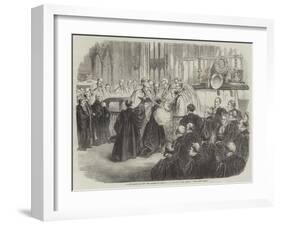 Consecration of the New Bishop of Calcutta, in Westminster Abbey-null-Framed Giclee Print