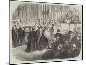 Consecration of the New Bishop of Calcutta, in Westminster Abbey-null-Mounted Giclee Print